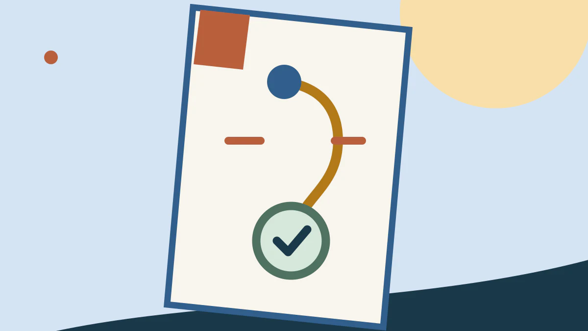 An expense bill with a confirmation mark indicates that the first phase of the enterprise's AI project needs to form a business closed loop that can be accepted.